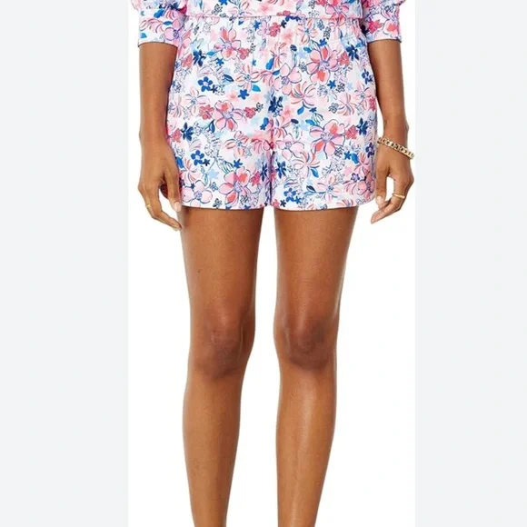 Lilly Pulitzer Kylar knit shorts sz XL Party Like a Lobstar - Picture 1 of 5